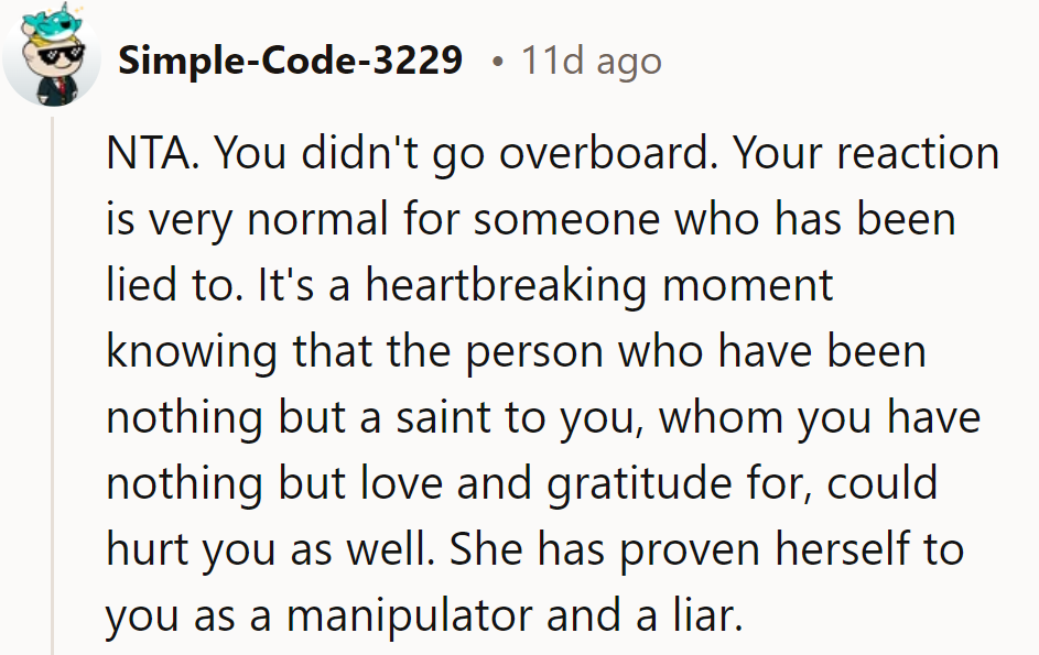Trust shattered like a scratched sofa. Beware of saints with sticky paws.