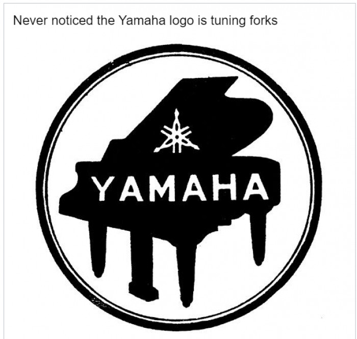 4. And finally, the genius designer who created this logo—did you know that it is made out of tuning forks?