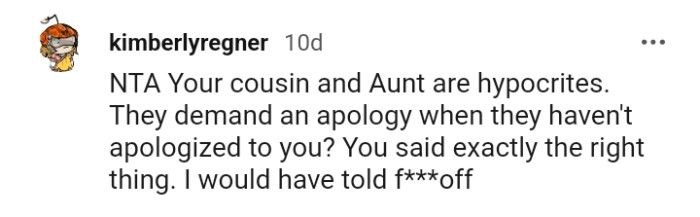 You said exactly the right thing