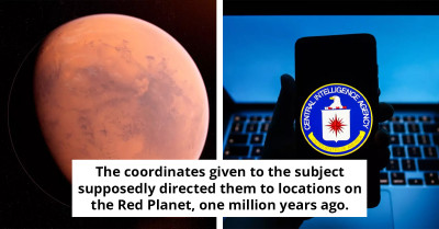 CIA Experiment Subjects Claim Life Existed On Mars And Built Pyramids