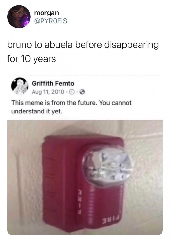 14. A meme that is straight from the future