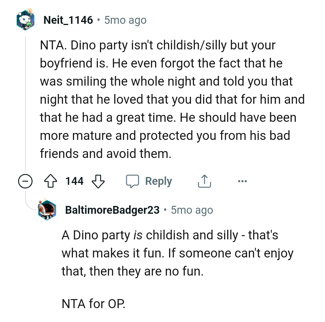 He should have been more mature