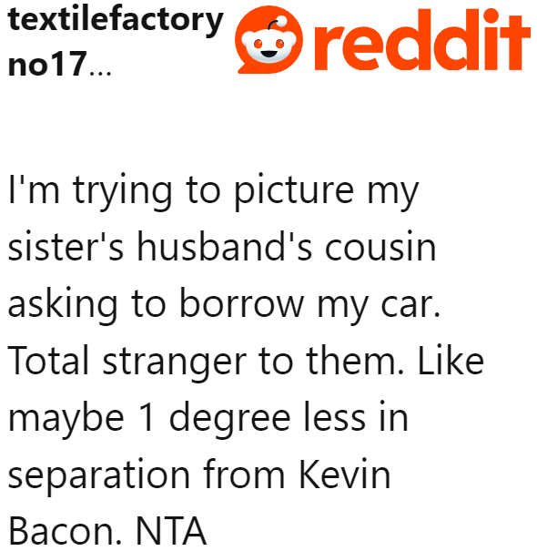 The situation is almost equivalent to lending the car to a stranger.