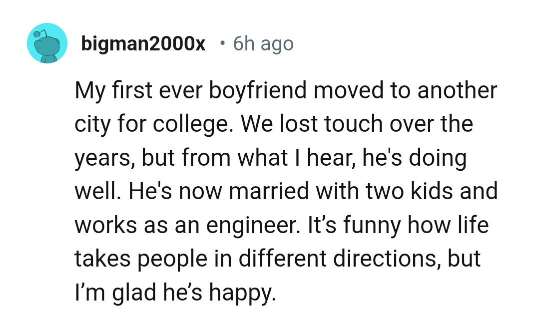 11. He's now married with two kids