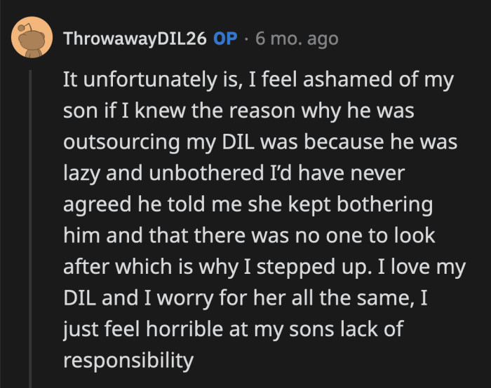 OP knows how incredulous her story is, but her son's irresponsibility is astounding even to her.