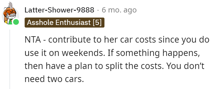 No need for two cars