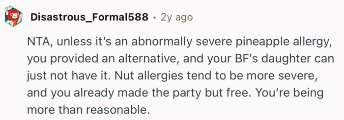 “NTA. You’re being more than reasonable.”