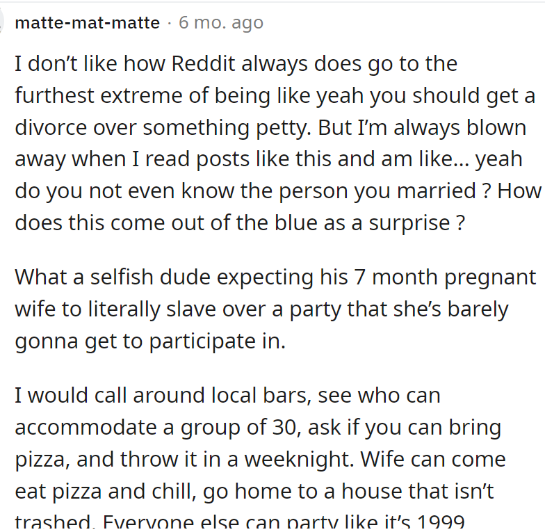 Her husband sounds extremely selfish.