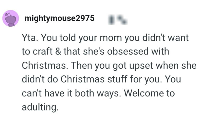 The OP can't have it both ways