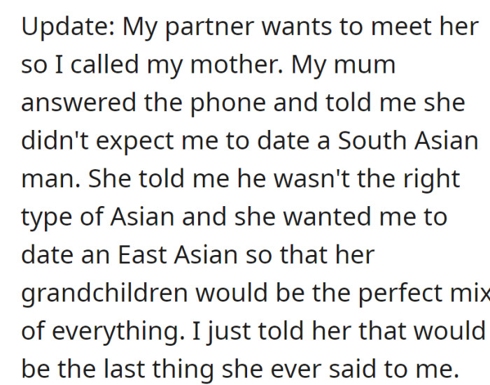 An update from OP...