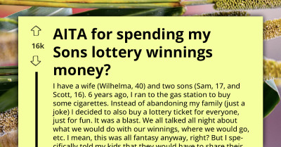Dad Invests His Son’s Lottery Winnings, Then Claims Part Of The Profits
