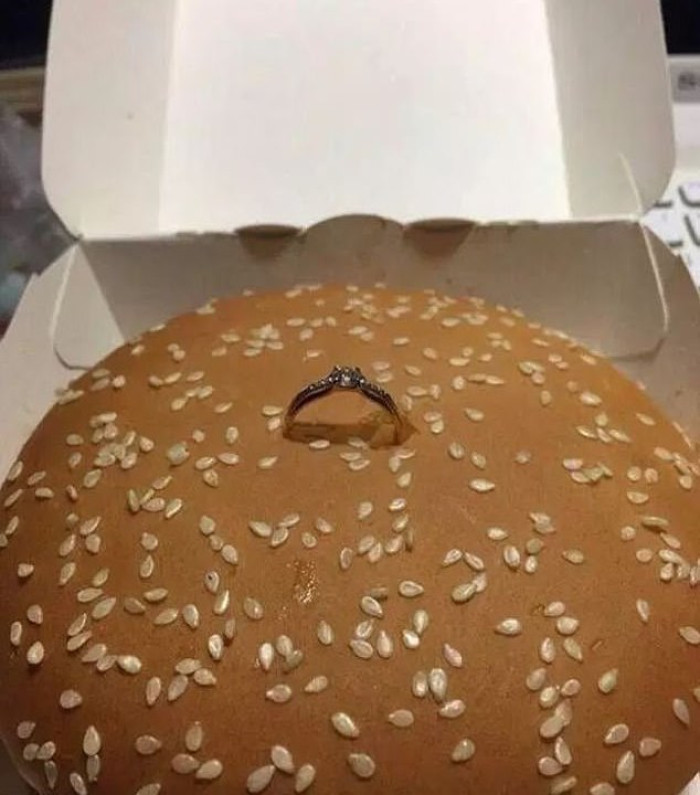 Ring Inside of a Big Mac