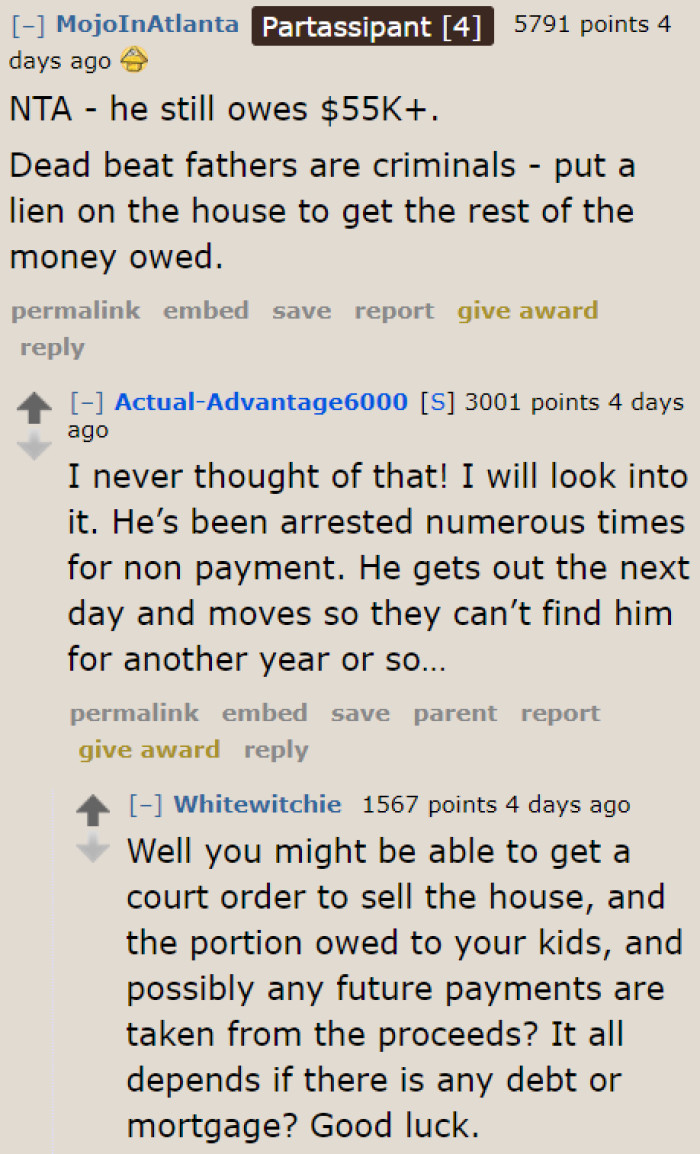The Community Gave the OP a Brilliant Idea on How She Can Get More Child Support.