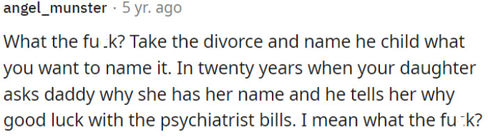 OP could consider getting a divorce if necessary