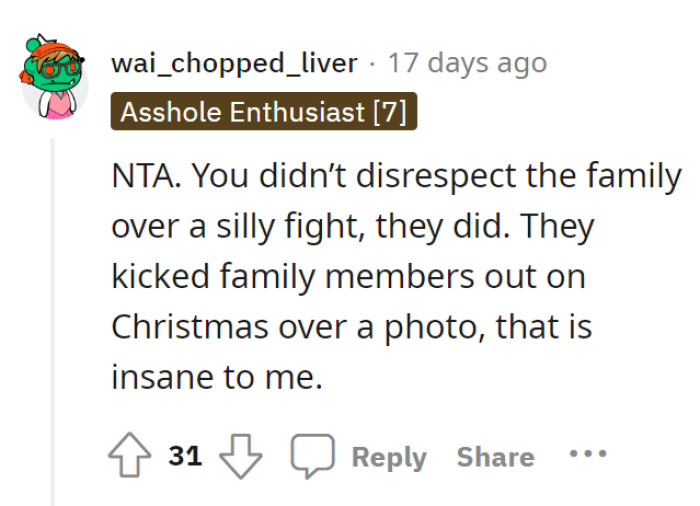 It All Boils Down to Who Is More Important in the Family Christmas Photo.