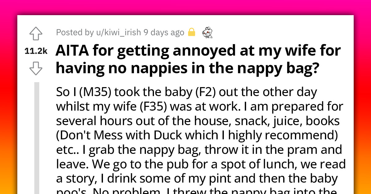New Dad Learns About Responsibility After Failing To Replenish His Baby's Diaper Bag Before Leaving The House