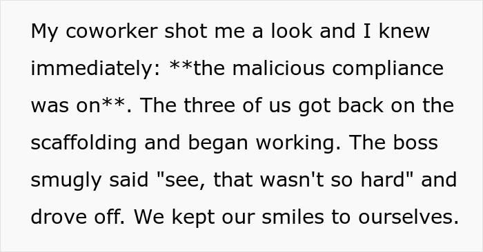 The malicious compliance