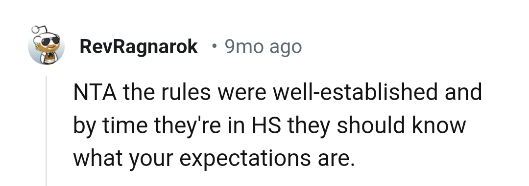 Knowing what the expectations are