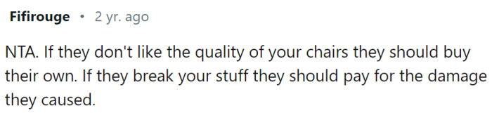 If they didn't like them, they shouldn't have taken them in the first place.