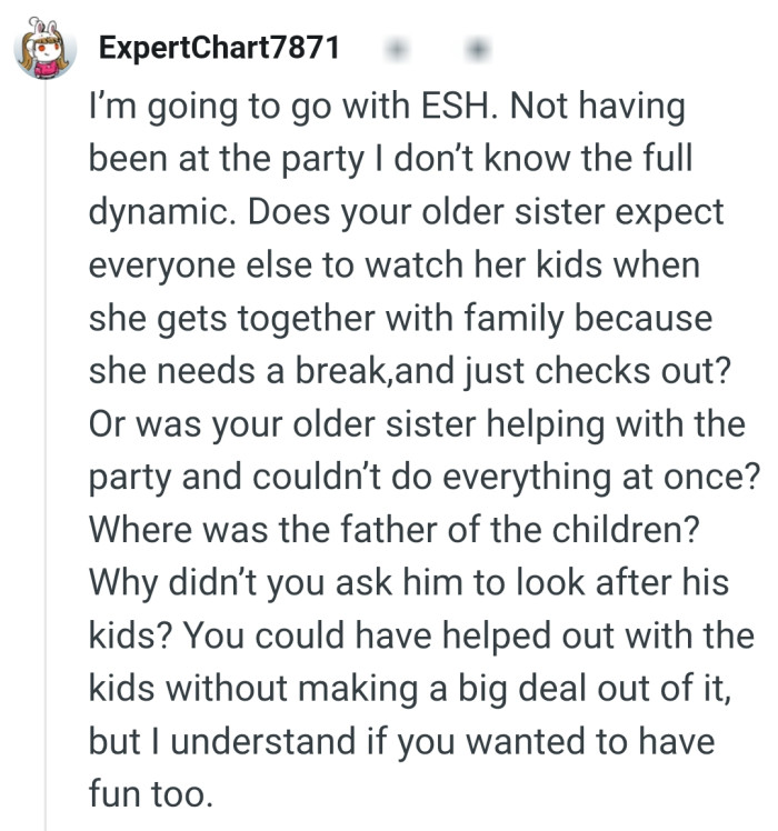 The OP could have helped