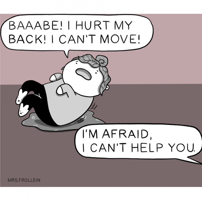 13. You try to ask for help.