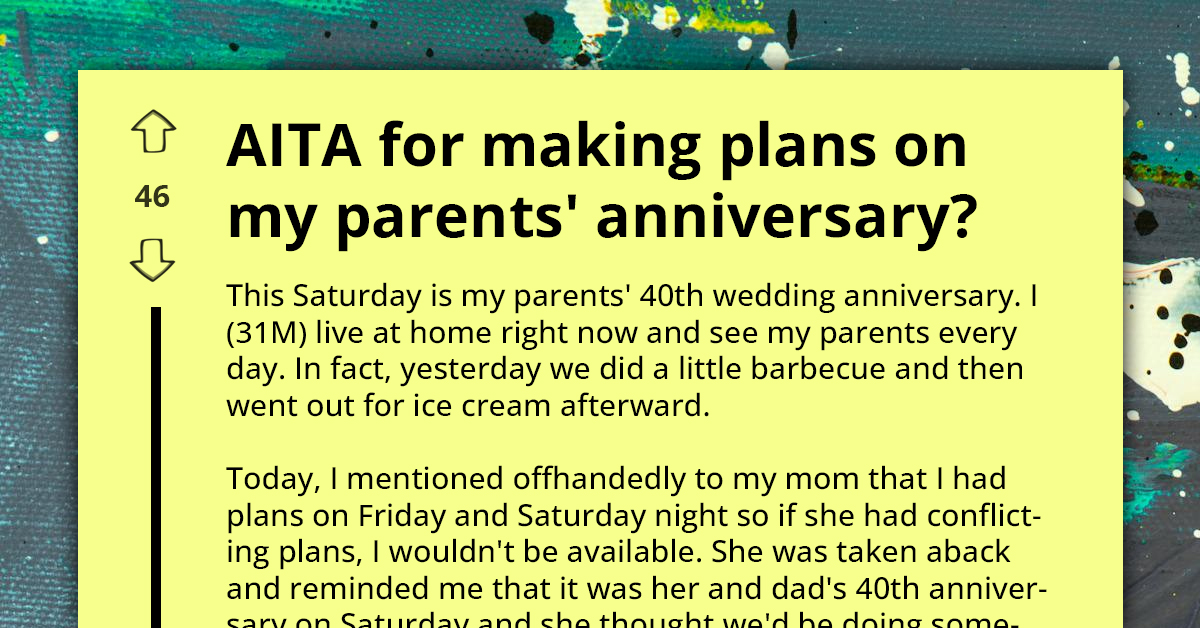 Moment Mom Got Into Fight With Son For Making Other Plans On Her 40th Wedding Anniversary