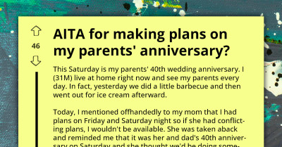 Moment Mom Got Into Fight With Son For Making Other Plans On Her 40th Wedding Anniversary