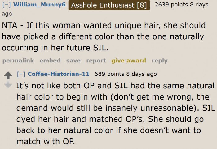 In other words, it's just an unreasonable demand.