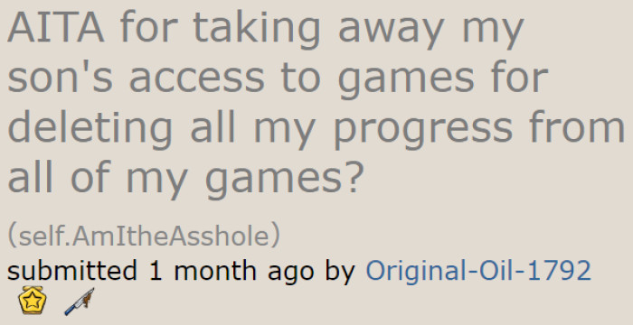 A mother got angry at her son for deleting all her games and progress because he wanted to play Fortnite on her Switch.