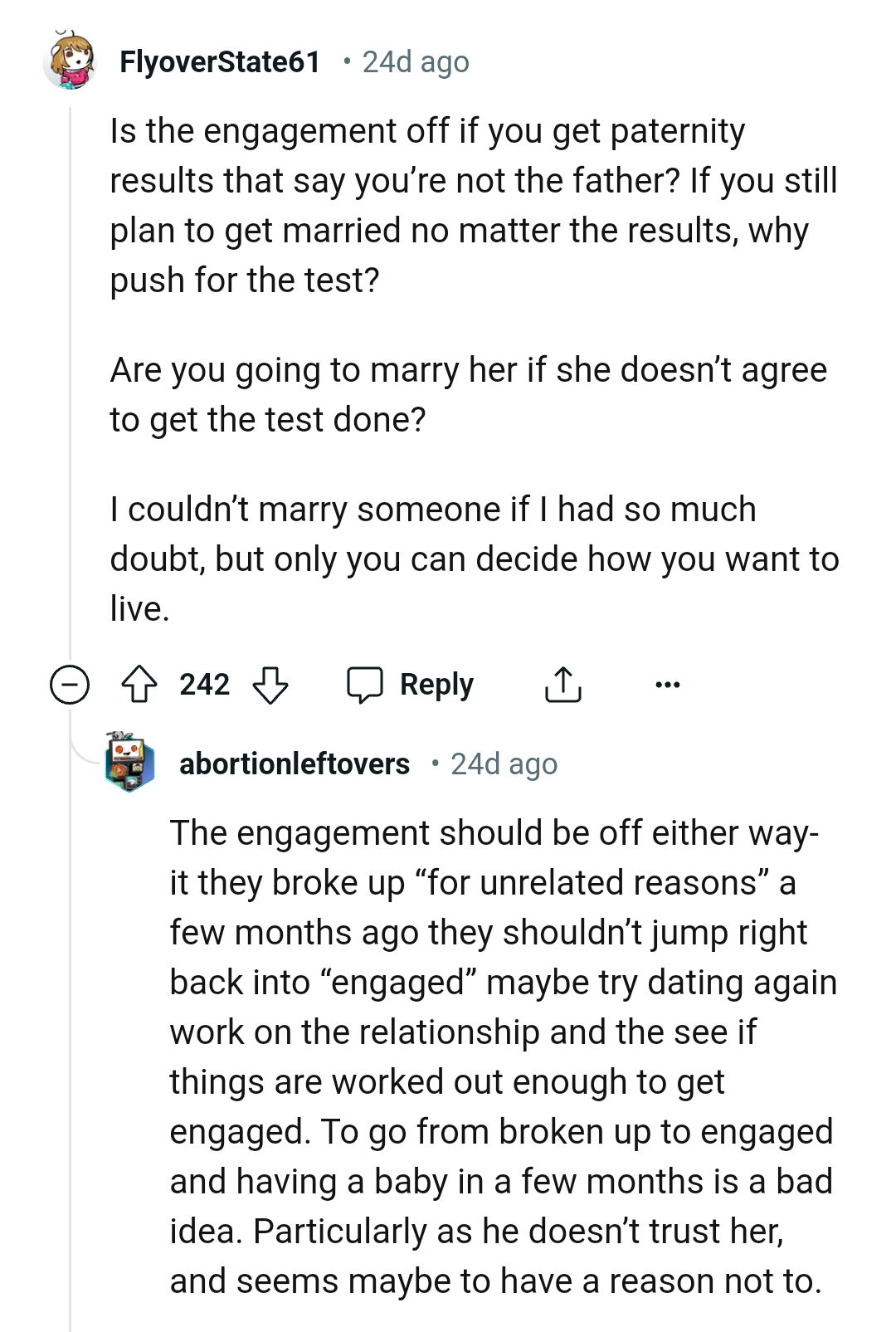 Why push for the test though?