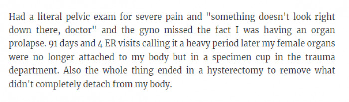 7. Something doesn't look right down there.