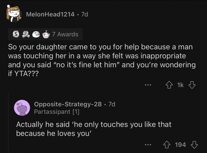 That's not the reaction he is supposed to have.