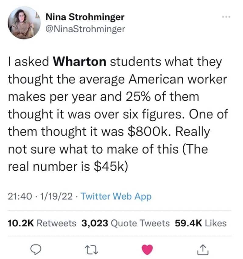 2. Oh, those Wharton students...