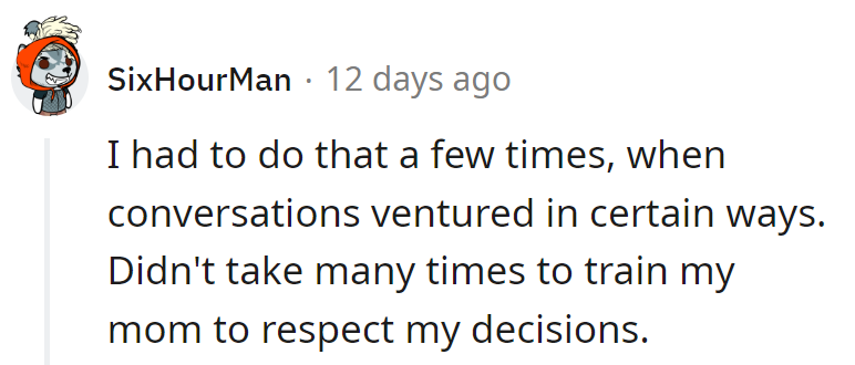 Training Mom: easier than teaching a dog new tricks, but just as effective.