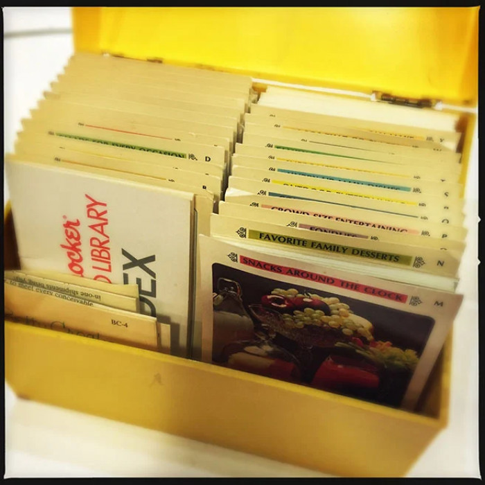 6. These Recipe Cards Were in Every Kitchen in the 70s and 80s