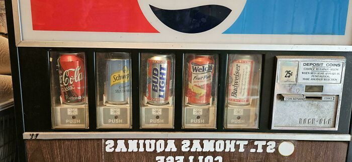 "A Gentleman I Deliver To Had These In A Vintage Pepsi Vending Machine"