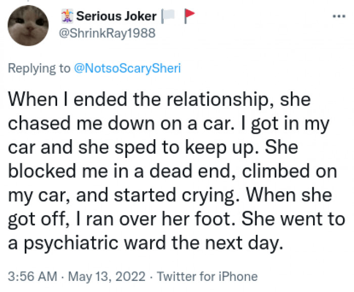 10. That sounds scary...