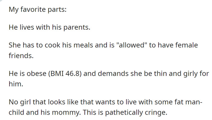 The Man Clearly Knows What He Wants