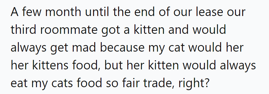 Sounds Like a Classic Case of Feline Food Diplomacy!