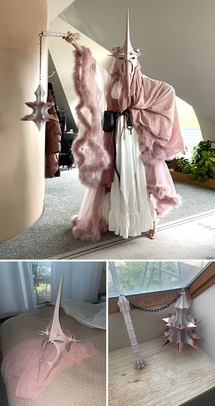 12. Got To Debut My Witch Queen Of Angmar Costume Tonight (Helm And Flail Were 3D Printed)