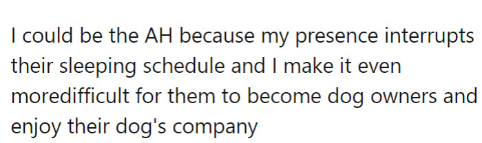 OP has offered the following explanation for why they think they might be the a-hole: