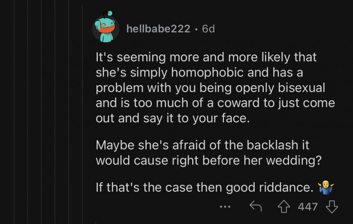 OP's aunt might be afraid to be honest with him.