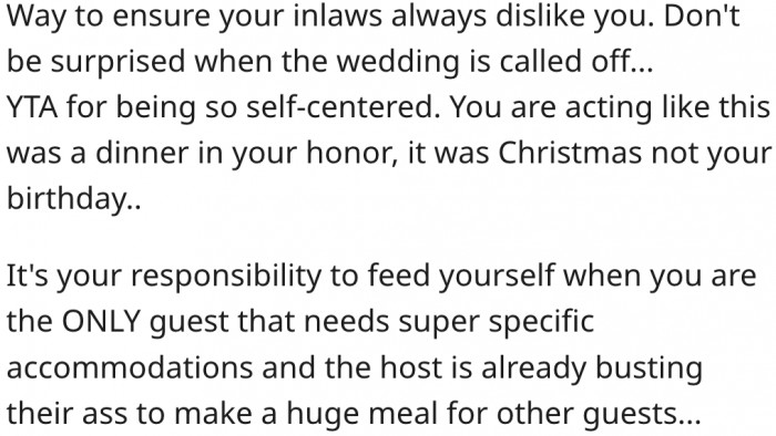 17. It would not be surprising if the wedding is called off.