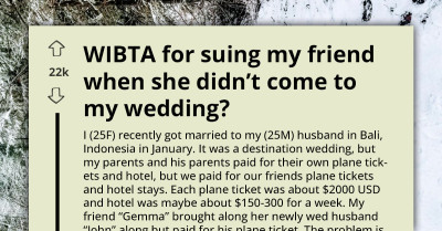 Bride Threatens To Sue After Paying Thousands For A Friend’s Flight, Only For Her To Ghost On Wedding Day