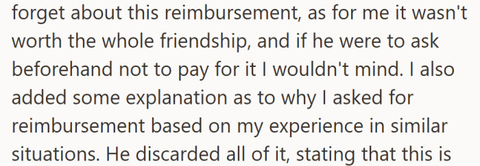 He offered peace, but his friend wasn’t buying what he was selling anymore.