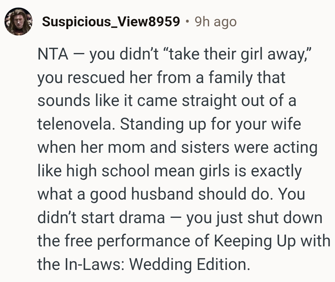 The OP wasn't the one who started the drama
