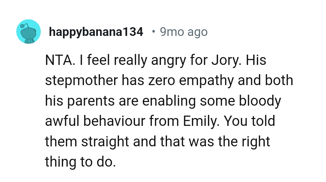 That was the right thing to do