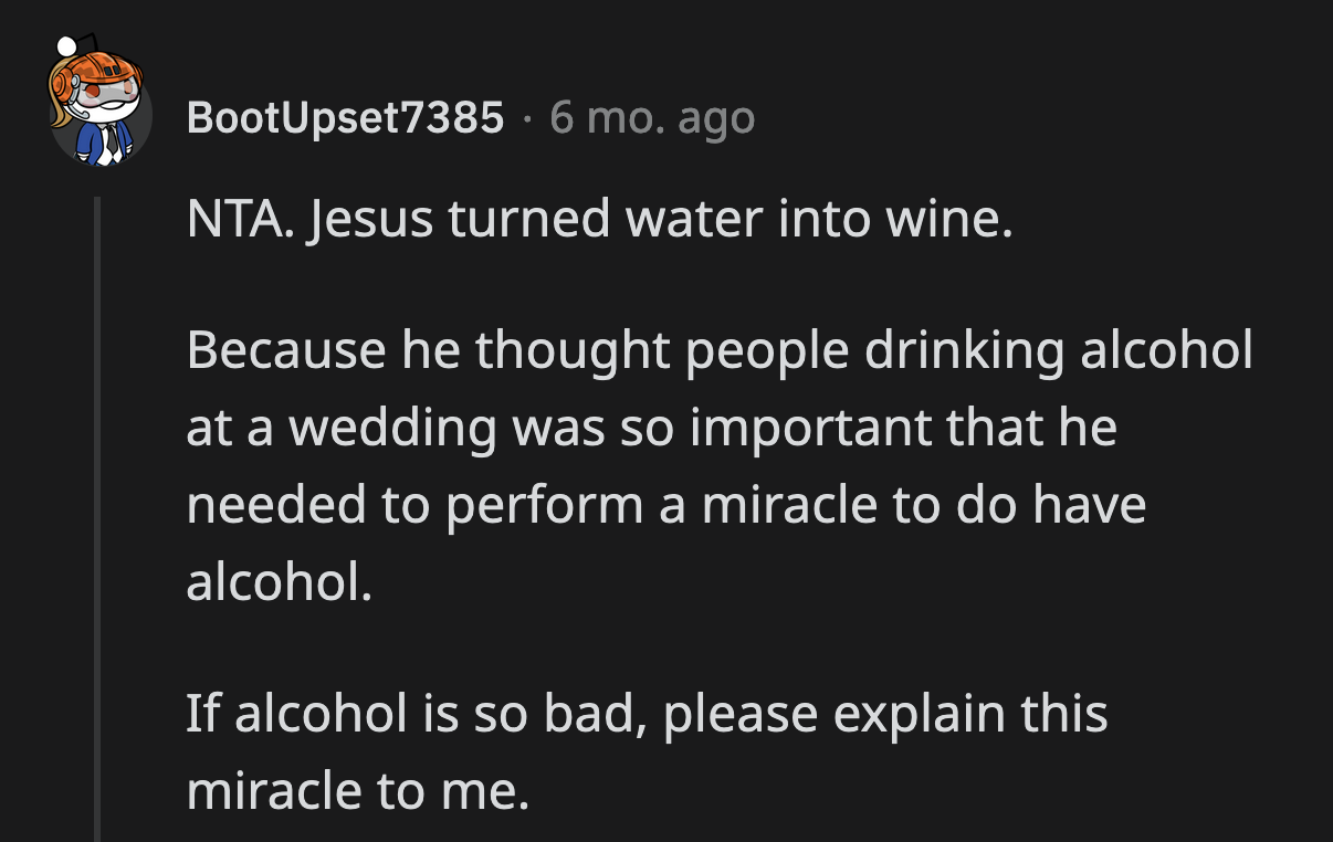 Jesus famously turned water into wine. Will he also be included as an example of a sinner in the album?