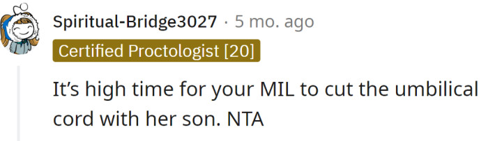 But it's about time she does it