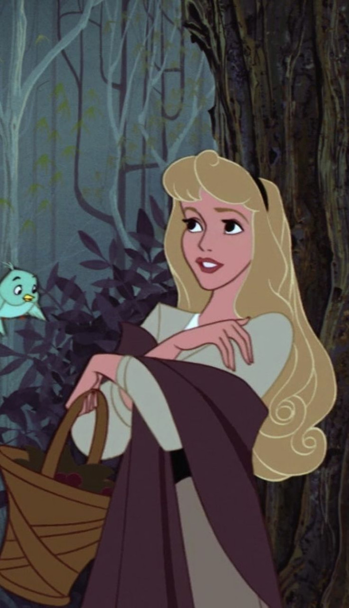 Ariel, Snow White, and Anna and Elsa featured in a princess quote collage